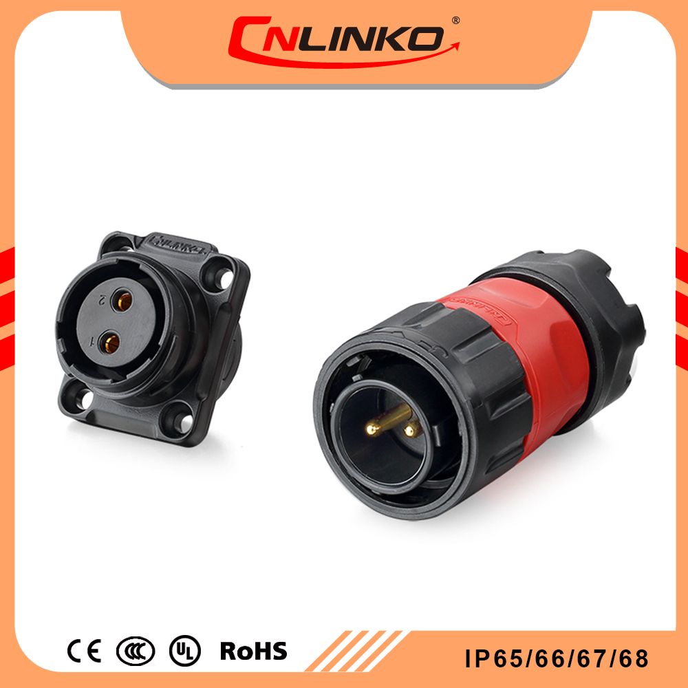 Ym20 Electrical Power Connector Underwater IP65/IP67 TUV/UL/CCC Certifications Panel Mounted Connector