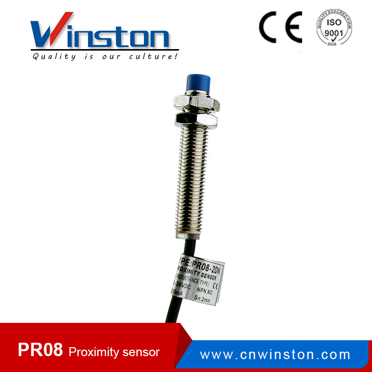 Pr08 Flush ABS Metal Inductance Proximity Sensor Switch