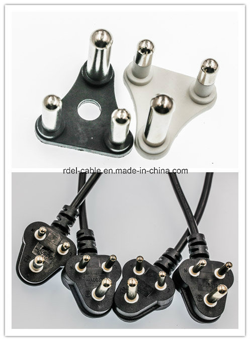 India Plug Power Cord for PC Wholesale Power Cords with Molded Plug Best Price Fuse Power Cable