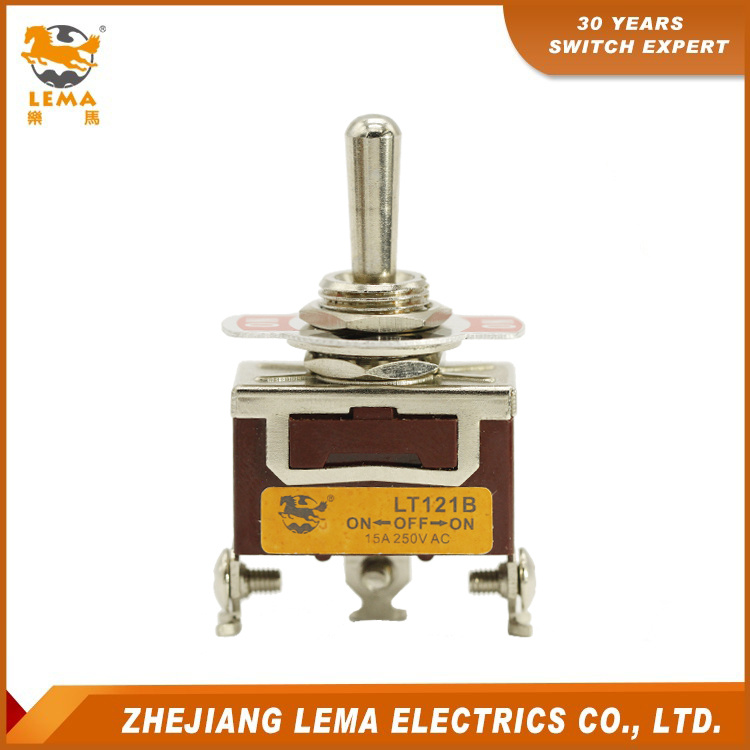 Factory Price Lt121b Screw Terminal Single Pole on-off-on Toggle Switch