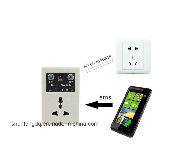 GSM Power Socket Switch Based SIM Card SMS Call Remote Control for Smart Home Automation