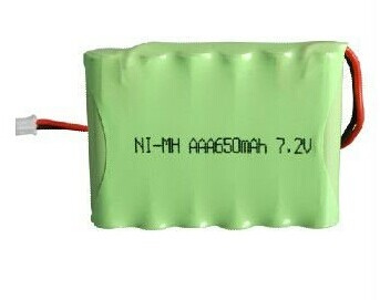 7.2V AAA 650mAh NiMH Flashlight Rechargeable Battery Pack