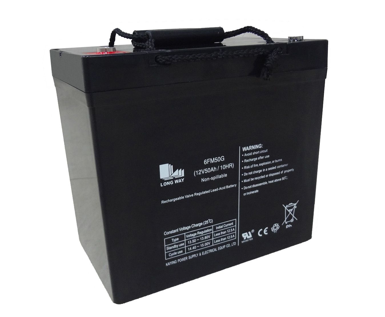 12V50ah Solar System Wind Power Grenn Energy Deep Cycle Battery