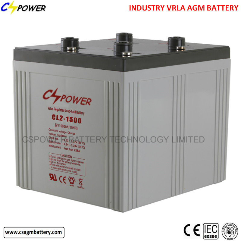 Solar Panel/Maintenance Free/ VRLA /AGM Battery 2V1500ah