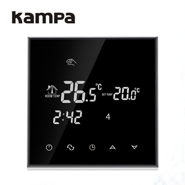 Weekly Programmable Touch Screen Room Floor Heating Thermostat