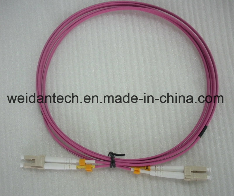 Om4 LC-LC Multimode Duplex 10g Fiber Optic Patch Cord