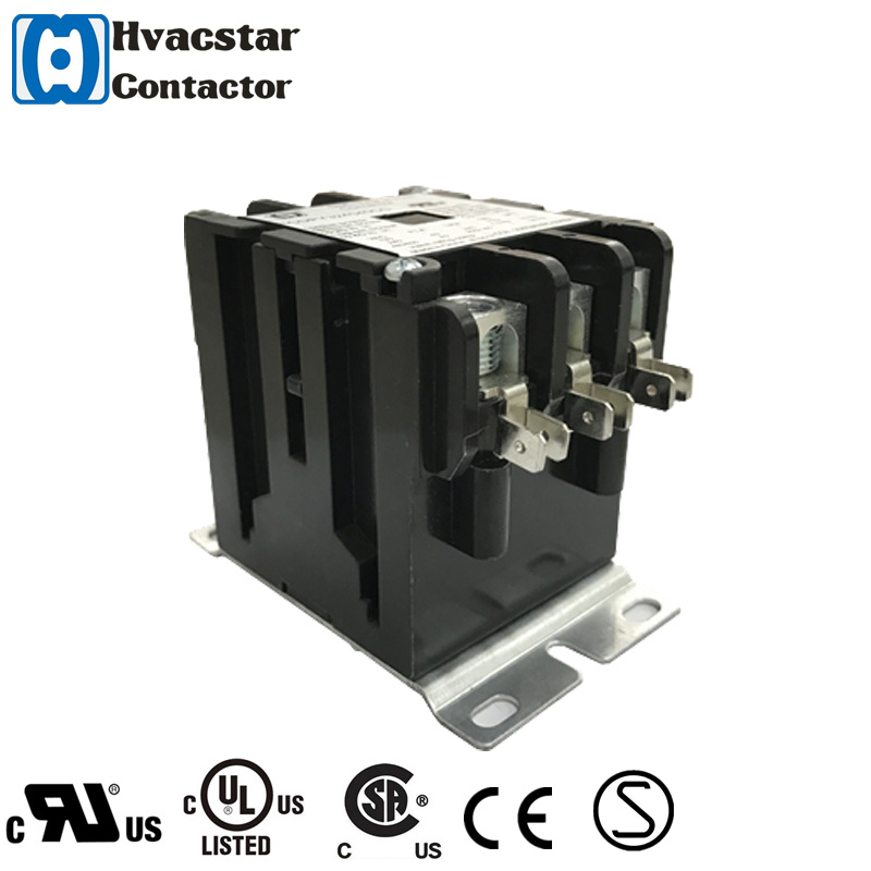 UL CSA Certificated 3 Pole 40 AMPS 220V AC Contactor Definite Purpose Contactor Dp Contactor
