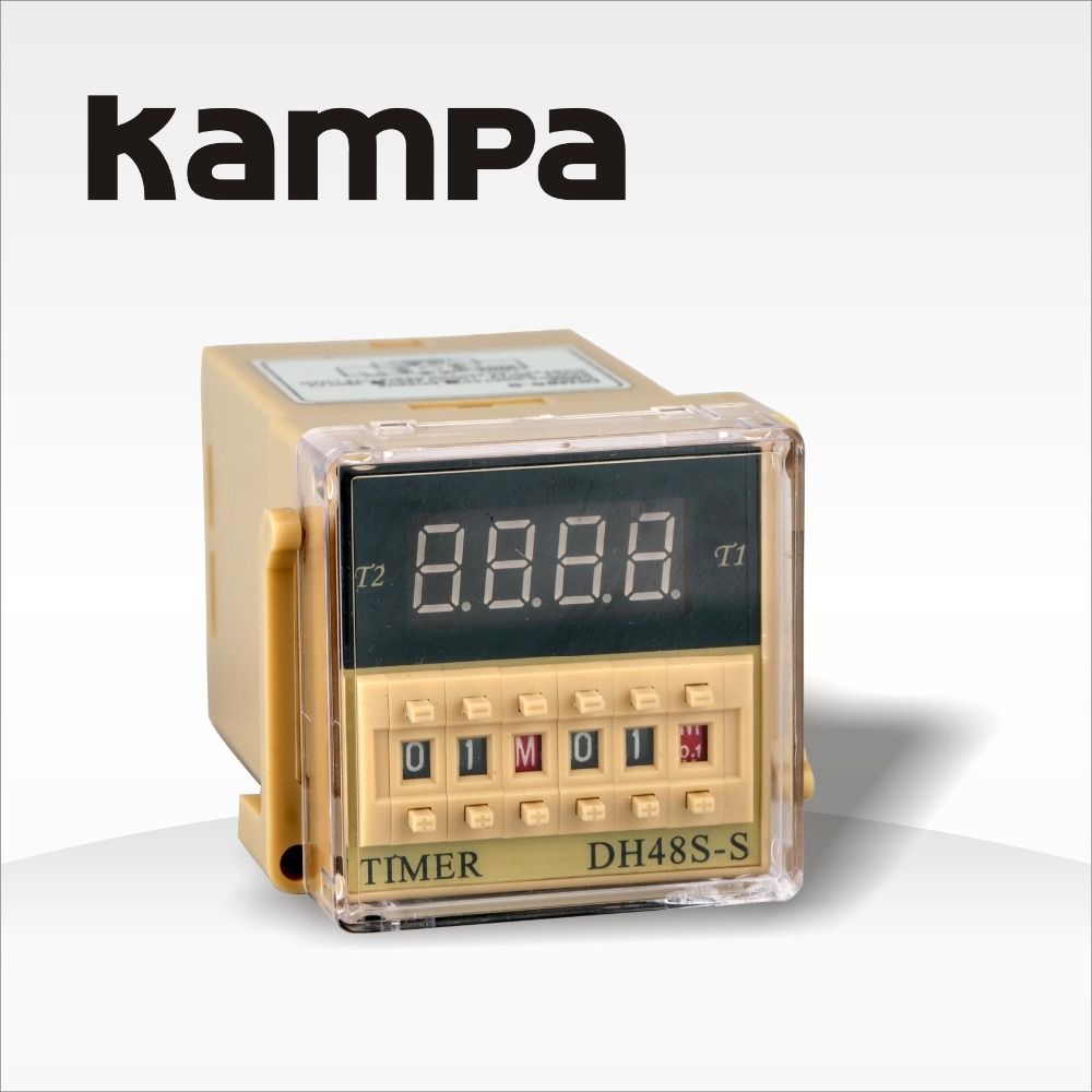 Dh48s-S 12V DC Repeat Cycle Control Circuit Digital Relay Timer Monthly