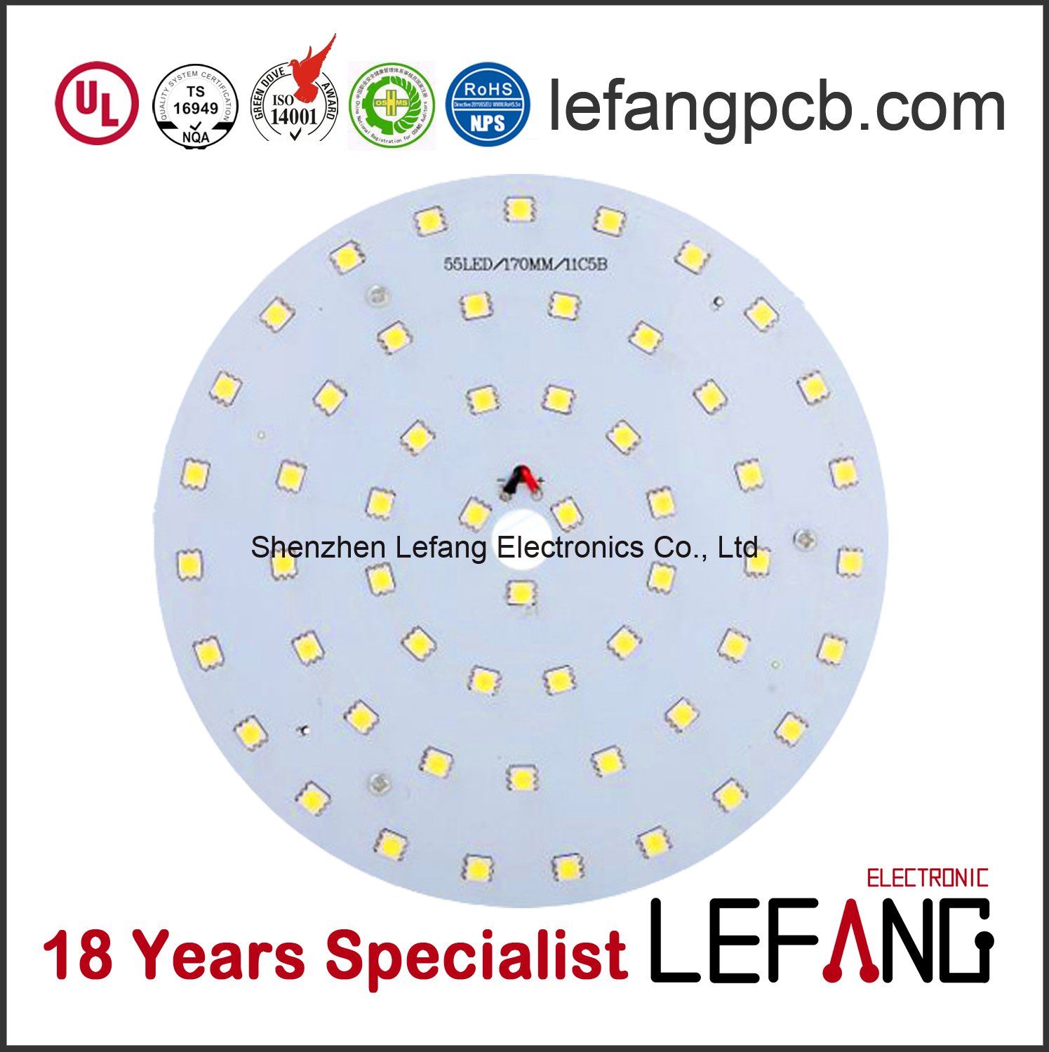 Double-Sided Lead Free LED PCB Board