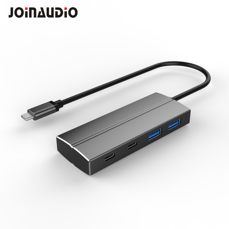 Type C to USB3.0 2port Type C 2hub Pd Aluminum Adapter (9.5023/9.5024)