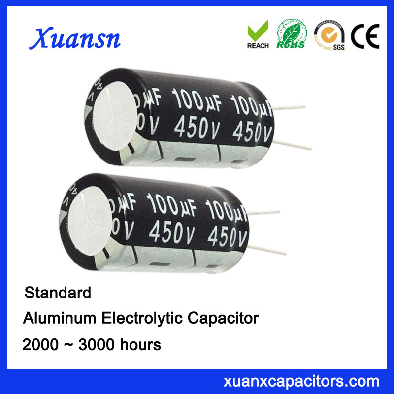 100UF 450V Aluminum Electrolytic Capacitors