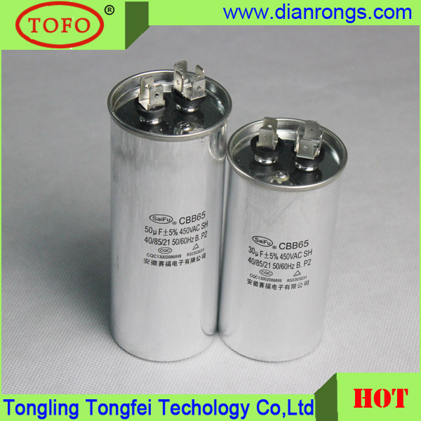 Air Conditioner 50 UF Cbb65 Sh Capacitor