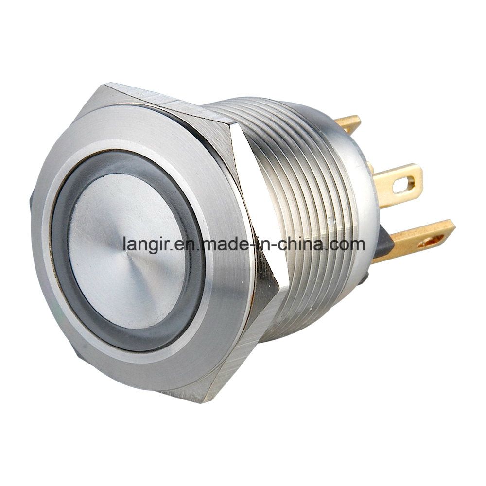 22mm Micro Trip Stainless Steel Momentary Normal Open Metal Switch