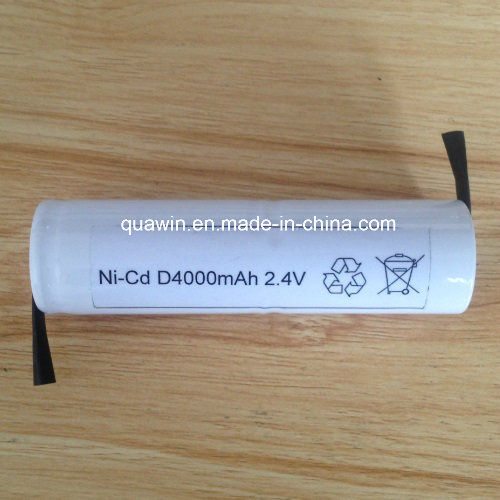 NiCd D4000 2.4V 4000mAh Rechargeable Battery