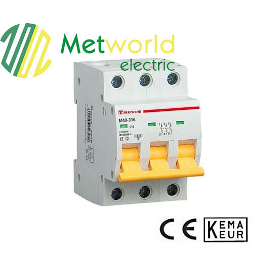 Mini Circuit Breaker Miniature Circuit Breaker MCB CE Kema Certificate