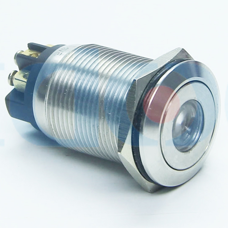 19mm Metal LED DOT Illuminated Push Button Switch