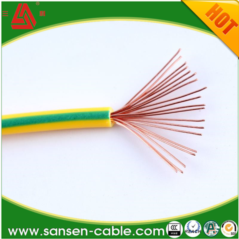 Building Electrical Cable Single Core Strander Copper Wire BVV / Bvr Electrical Wires