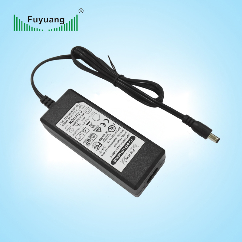 Fuyang Level VI AC DC 12V 5A Power Adapter