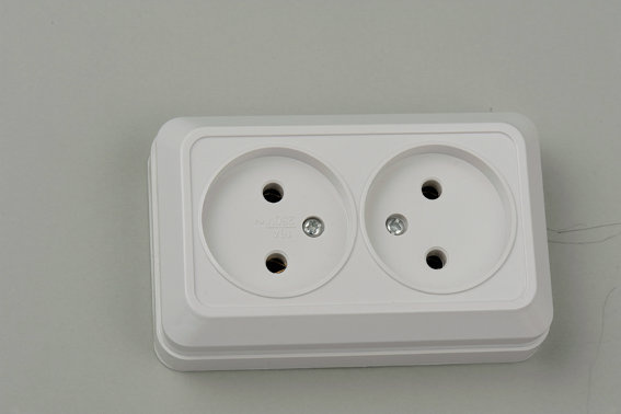 European Double Socket Outlet 1102