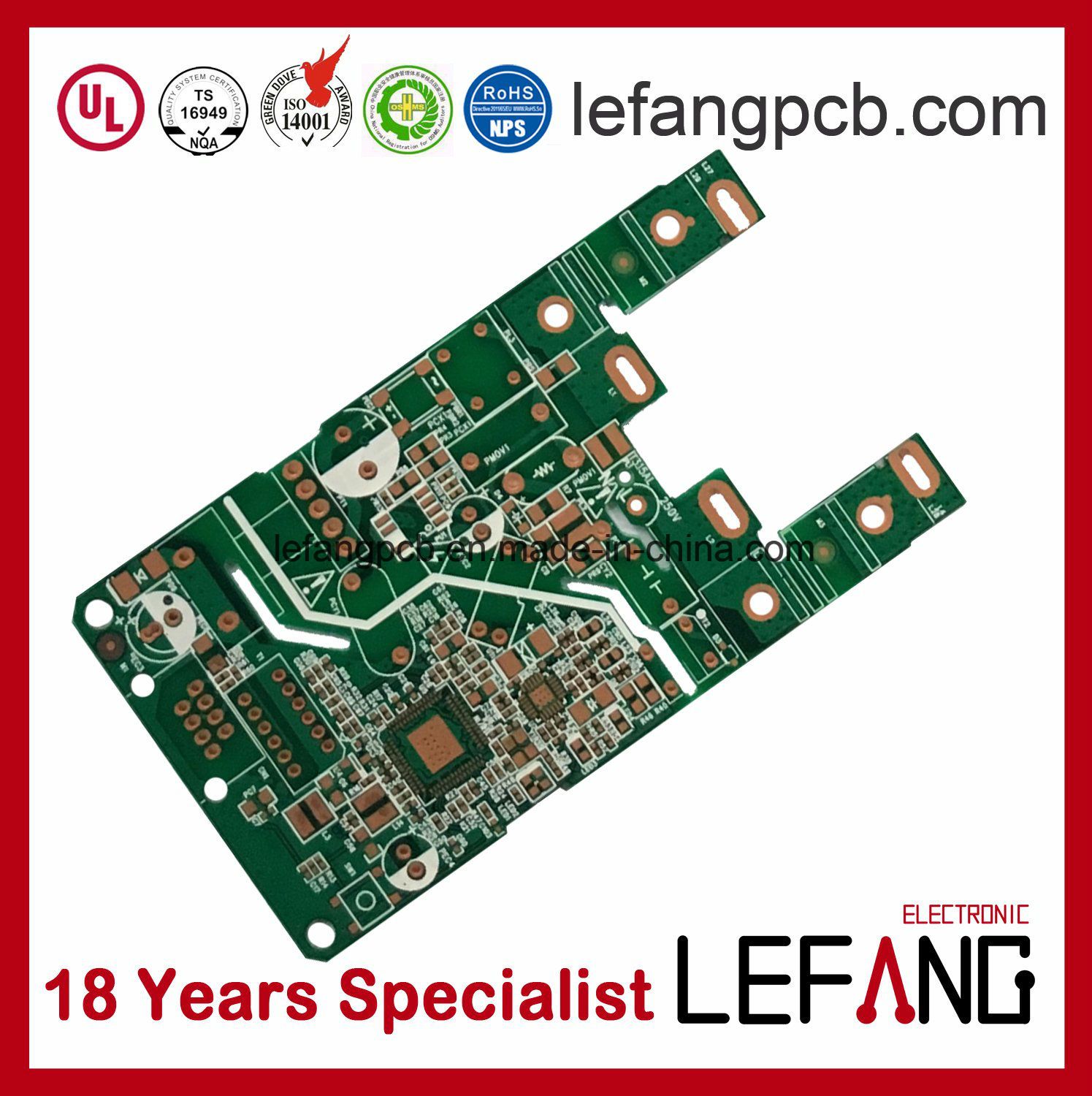 Multilayer 1.2mm 4L OSP V0 Medical Apparatus PCB Circuit Board