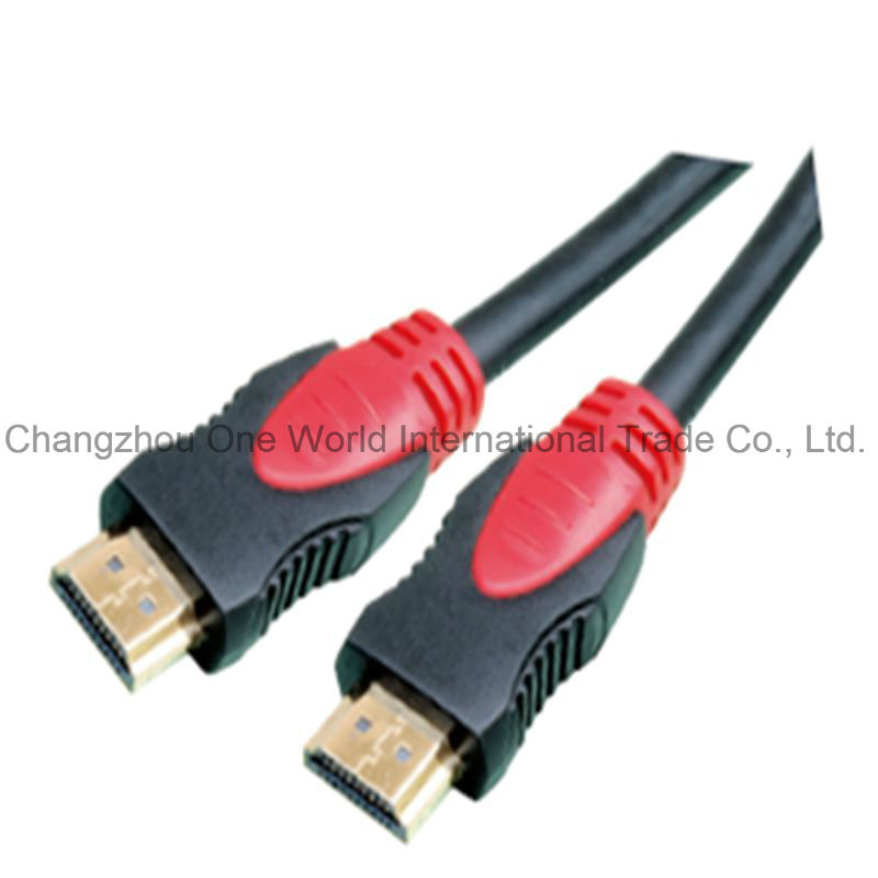 Two-Tone HDMI 19pin Plug-Plug Cable for HDTV/4K/3D/Internet