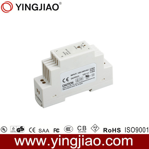 12W 12V 1A DIN Rail Power Supply
