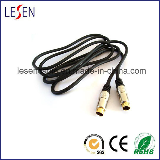Gold Plated S-Vhs Plug to Gold Plated S-Vhs Plug Cable