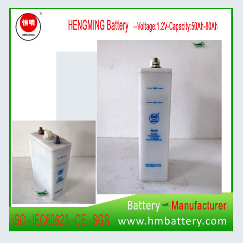 Nickel Cadmium Pocket Type Alkaline Storage Battery
