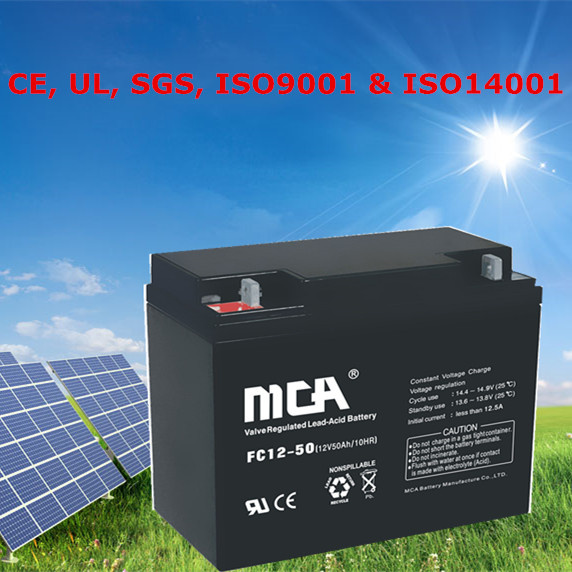5 Year Warranty Solar Panel Battery Solar 12V Battery