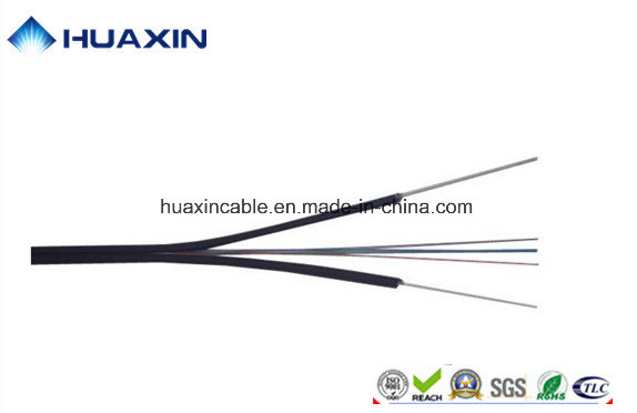 1 2 4 Core Outdoor FTTH Drop Cable G657A Fiber