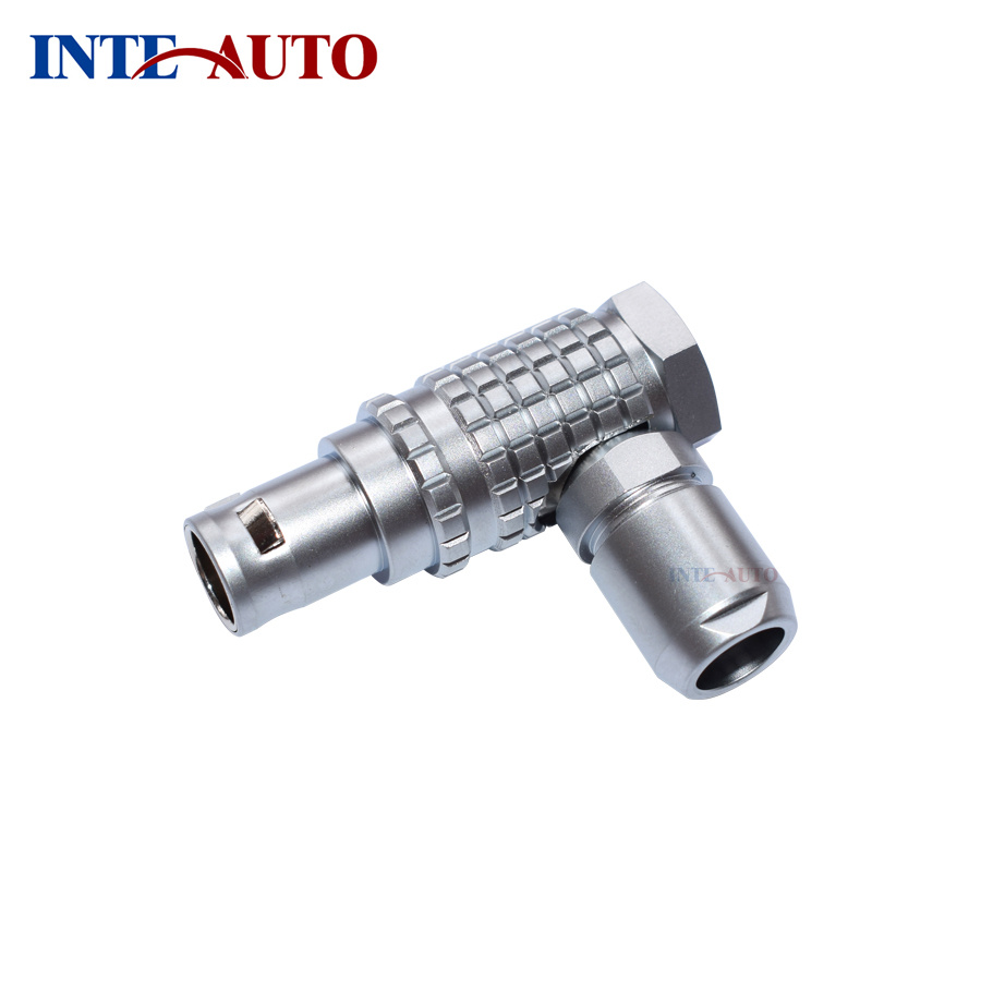 10 Pin Round Elbow Connector Compatible ODU L Series W1