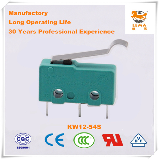Lema Green Straight PCB Quick Connect Terminal Kw12-54s Micro Switch