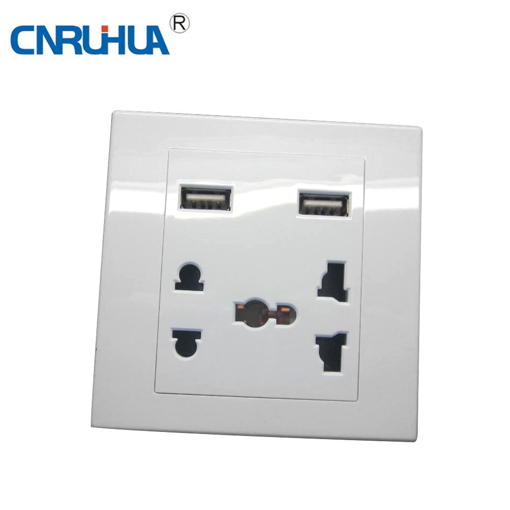 High Quality Manufacutre USB Wall Socket China