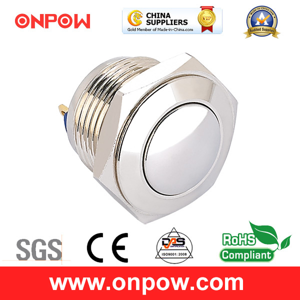Onpow 16mm Metal Push Button Switch (GQ16B-10/J/N, CE, CCC, RoHS)