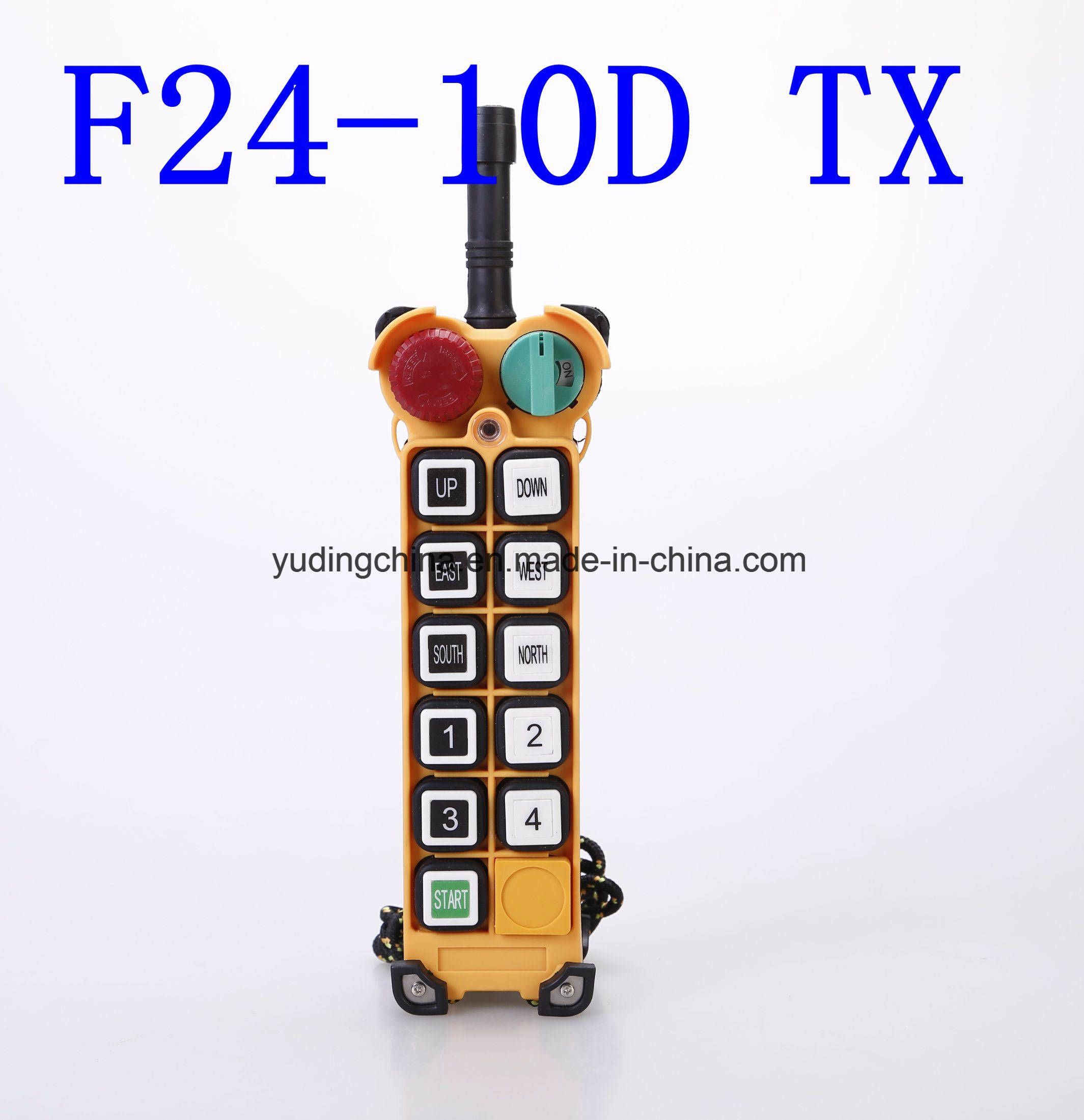10 Double Speed Buttons F24-10d Transmitter and Receiver Industrial Wireless Remote Control