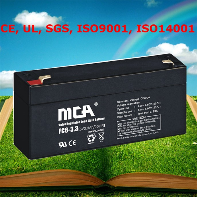 6 Volt Battery Dry Cell Portable Battery Back up 6V