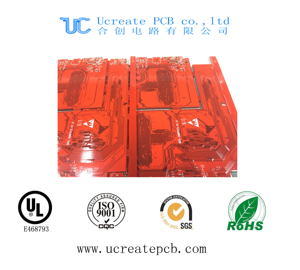 8 Layer PCB Printed Circuit Board with BGA Controlled Impedance