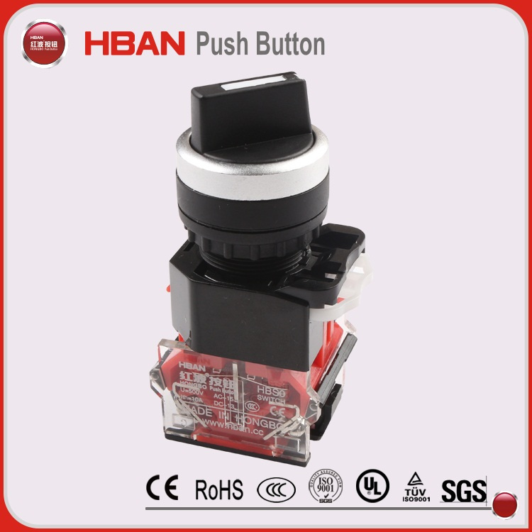 Hbso-Dy 22mm 1no1nc 2 Position Plastic Selector Switch