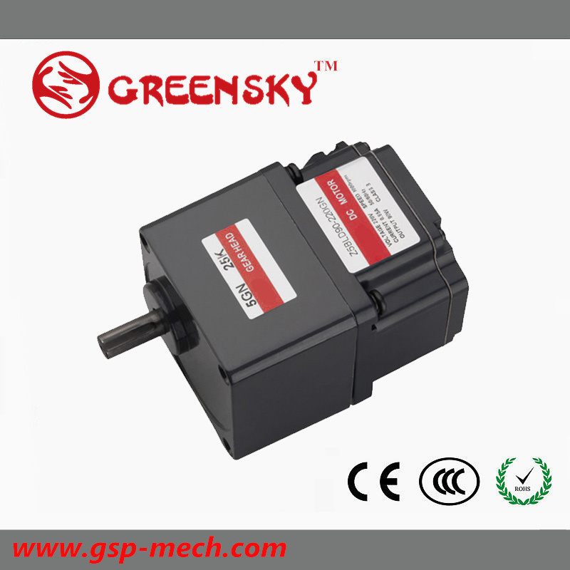 GS High Efficient 60W 80mm Low Voltage DC Brushless Motor
