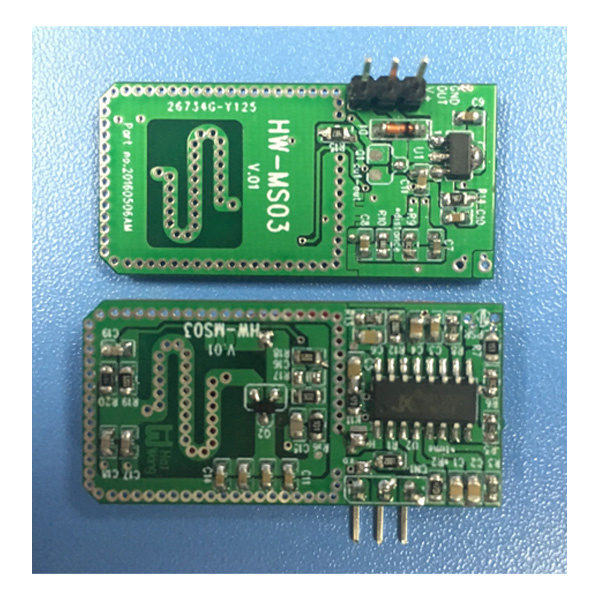 Hw-Ms03 High Sensitive No Blind Microwave Module for Switch