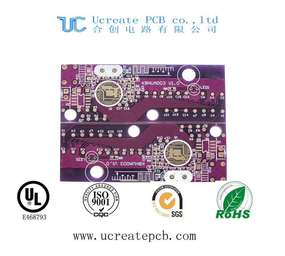 Purple Color PCB Circuit with Double Side