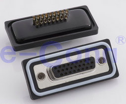 26p Waterproof Panel Mount Solder Cup D-SUB Connector IP67