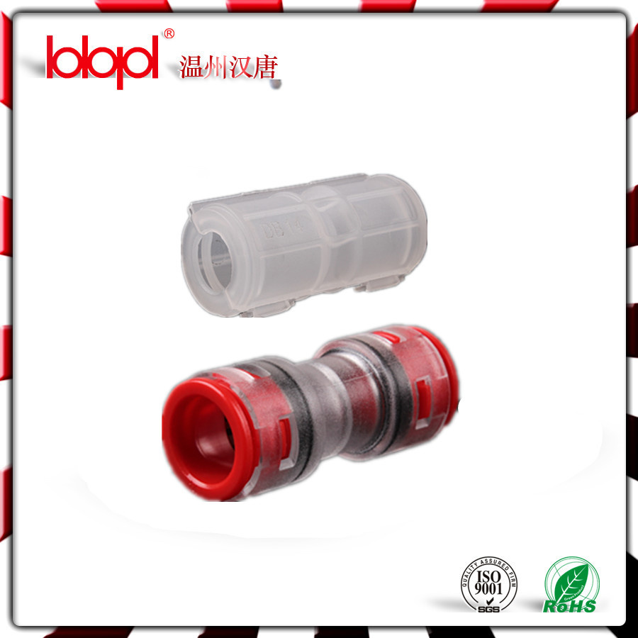 Reinforced Micro-Duct Connector dB for 12mm and Safely Clips, Microduct Connector