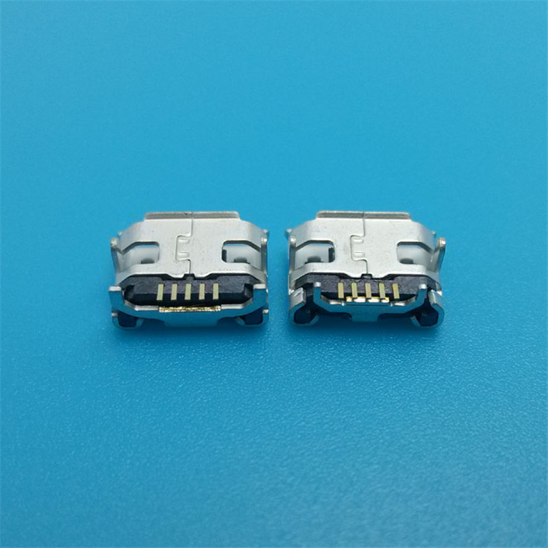 Horns SMD Socket 5 Pin Micro USB Female Connector