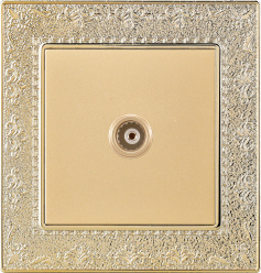 British Standard One Gang TV Socket Flat (N4)