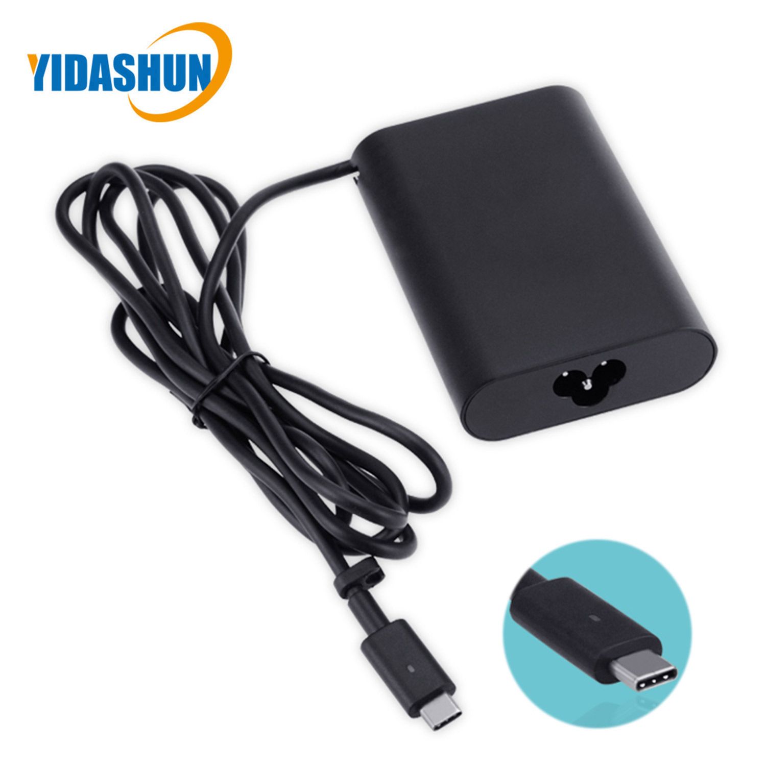 65W 20V3.25A/15V3a/9V3a/5V3a Type-C Charger Adapter for DELL