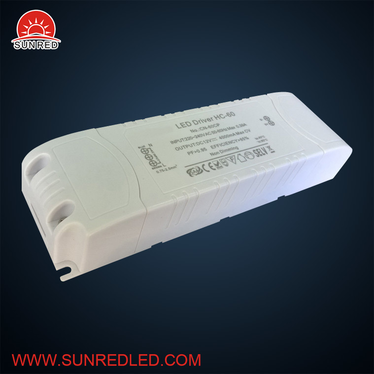 12V Constant Voltage LED Driver Dimmable with ETL Certificate