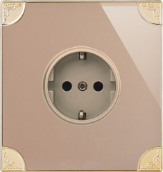 British Standard German-Style Wall Socket Outlet (N3)