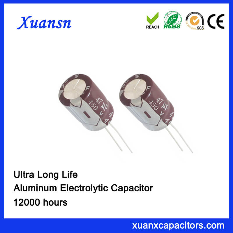 Electrolytic Capacitor 450V 47UF 12000hours 105º C