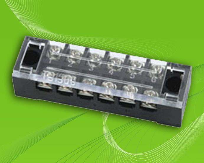 Dual Row Barrier Terminal Block for Wire to Wire